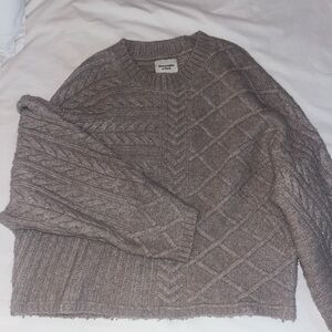 Abercrombie & Fitch Heathered Knit Sweater